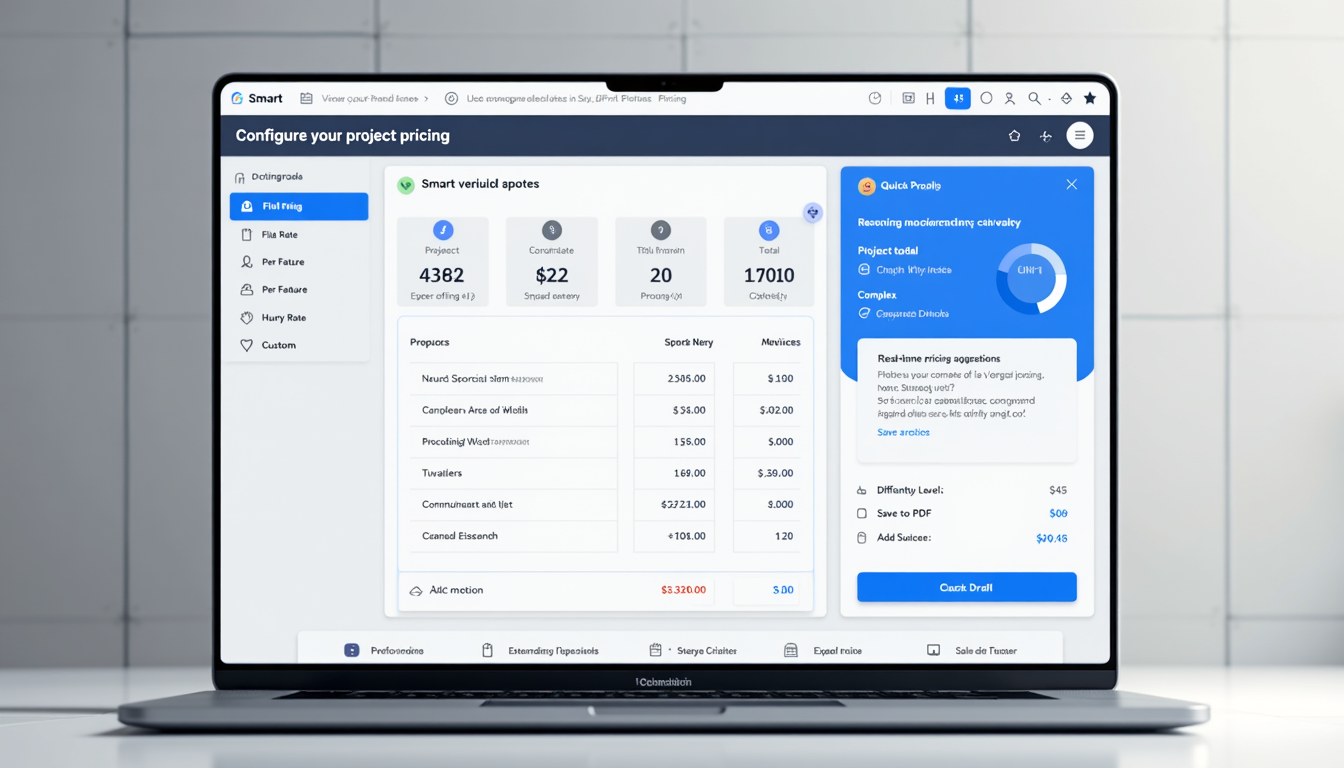 Pricing Builder Interface